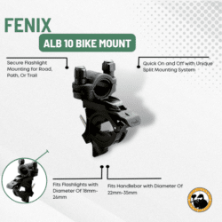 Fenix Alb 10 Bike Mount - Dyehard Paintball
