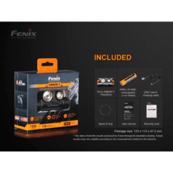 Fenix Hm65r-t Led Headlamp 1500 Lumen - Dyehard Paintball
