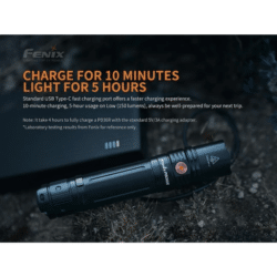 Fenix Pd36r Led Flashlight 1600 Lumen - Dyehard Paintball