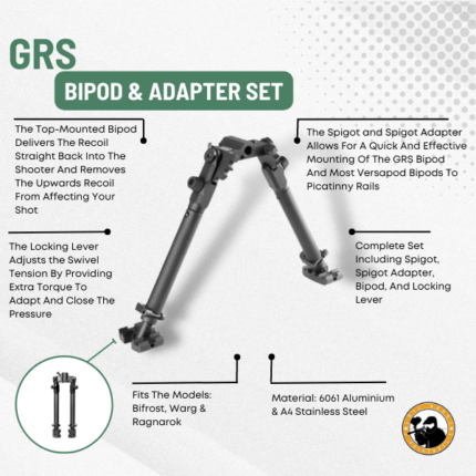 Grs Bipod & Adapter Set - Dyehard Paintball