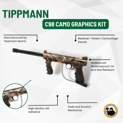 Tippmann C98 Camo Graphics Kit - Dyehard Paintball