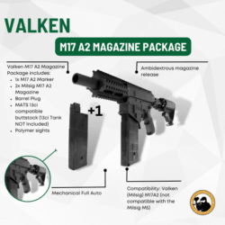 Valken M17 A2 Magazine Package - Dyehard Paintball