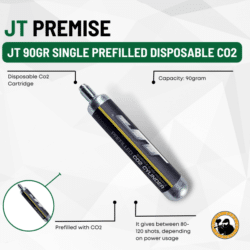 Jt 90gr Single Prefilled Disposable Co2 - Dyehard Paintball