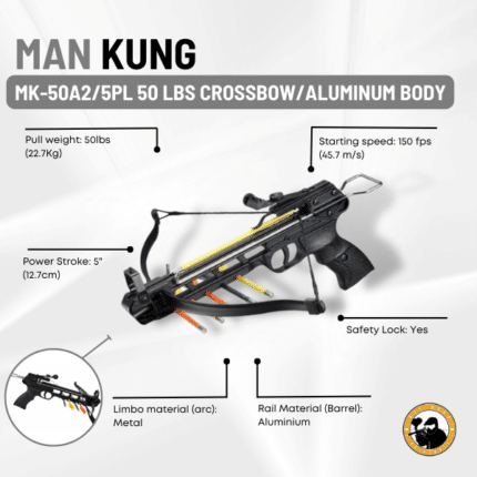 mk-50a2/5pl 50 lbs crossbow/aluminum body