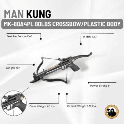 mk-80a4pl 80lbs crossbow/plastic body