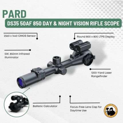 pard ds35 50af 850 day & night vision rifle scope