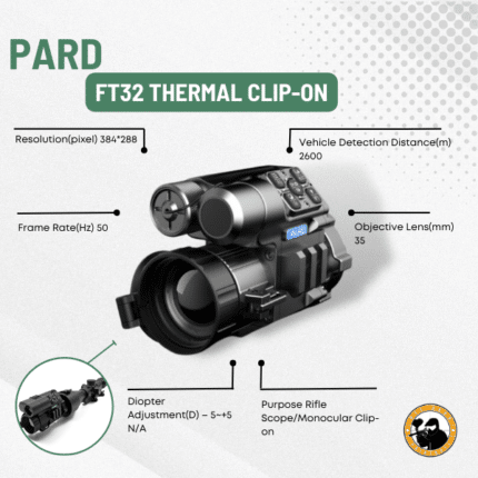 pard ft32 thermal clip-on