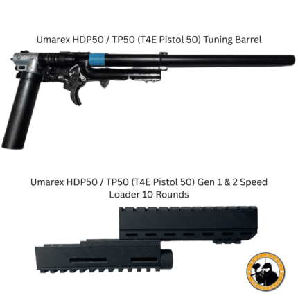 umarex hdp50 / tp50 (t4e pistol 50) tuning barrel and 10 round speedloader combo