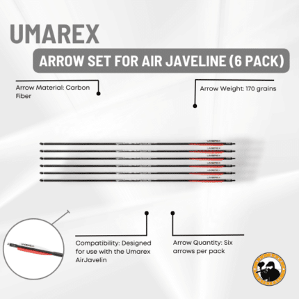 umarex arrow set for air javeline (6 pack)