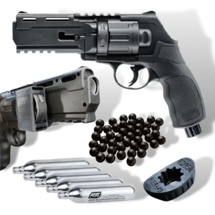 November Deal Umarex T4e Hdr50 Home Defence Revolver (11joules+) Package 2 - Dyehard Paintball