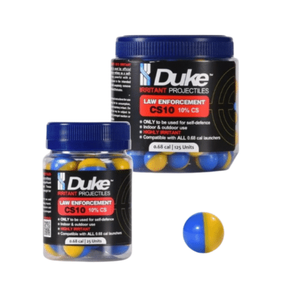 Duke Law Enforcement Cs10 Irritant Projectiles (10% Cs) 0.68 Caliber - Dyehard Paintball