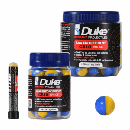 duke law enforcement irritant projectiles (10% cs) 0.68 caliber