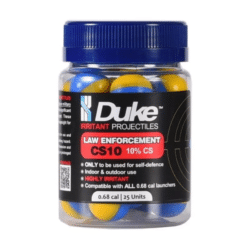 Duke Law Enforcement Irritant Projectiles (10% Cs) 0.68 Caliber - Dyehard Paintball