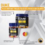 duke plus irritant projectiles (5% pava) 0.68 caliber