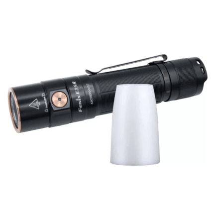Fenix E35R LED Flashlight + AOD-S V2.0 Diffuser Tip Kit 3100 Lumen