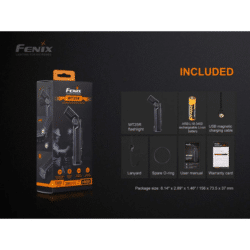 Fenix Wt25r Pivoting Led Flashlight 1000 Lumen - Dyehard Paintball