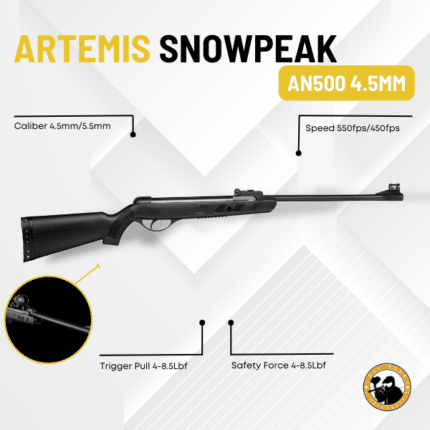 artemis snowpeak air rifle an500 4.5mm