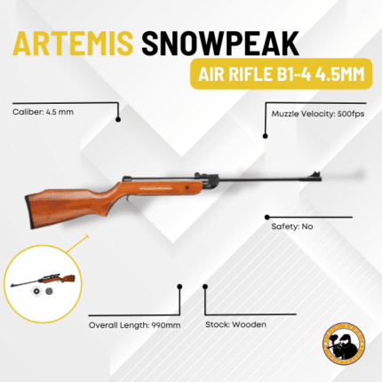 artemis snowpeak air rifle b1-4 4.5mm