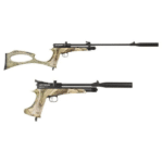 artemis snowpeak cp2 camo 5.5mm co2 air pistol/rifle combo