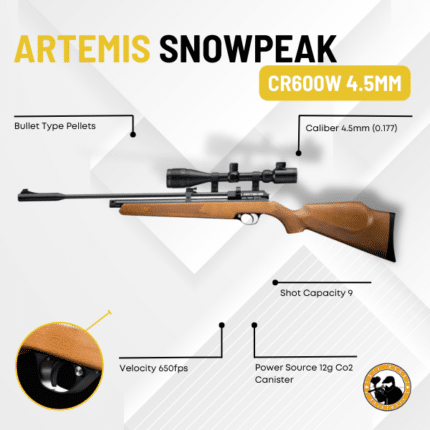 Artemis Snowpeak Cr600w 4.5mm - Dyehard Paintball