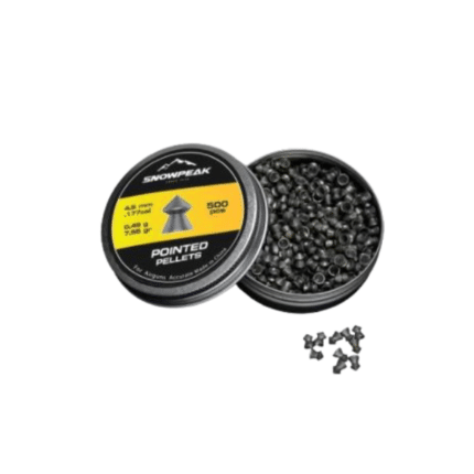artemis snowpeak pointed lead pellets 500 pcs / tin 4.5mm