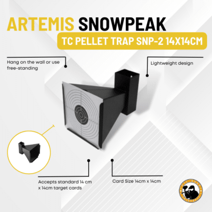 Artemis Snowpeak Tc Pellet Trap Snp-2 14x14cm - Dyehard Paintball
