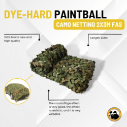 Camo Netting 2x3m Fas - Dyehard Paintball