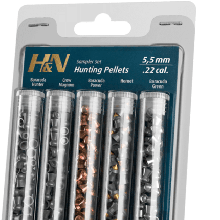 H&n Sampler Set Hunting Pellets 5.5mm 0.22 Caliber - Dyehard Paintball