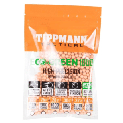 Tippmann 6mm Eco Bbs .25g 1000ct Orange - 65552 - Dyehard Paintball