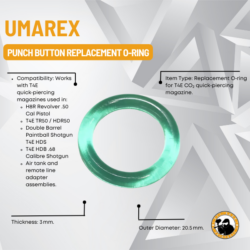 hdr50/hdp50/hdb50/hds68/hdr68 punch button replacement o-ring