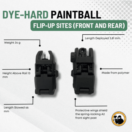 flip-up sites (front and rear)