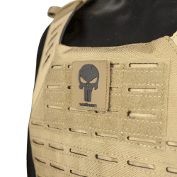 valken skull plate carrier black