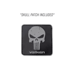 valken skull plate carrier black