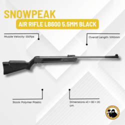 artemis snowpeak air rifle lb600 5.5mm black