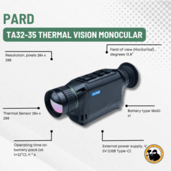 pard ta32-35 thermal vision monocular