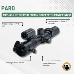 pard ts31-35-lrf thermal vision scope with rangefinder