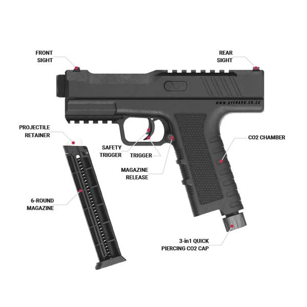 intruder buster defense pistol 0.68 (35 joule)