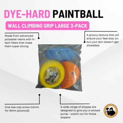 wall climbing grip large 3-pack