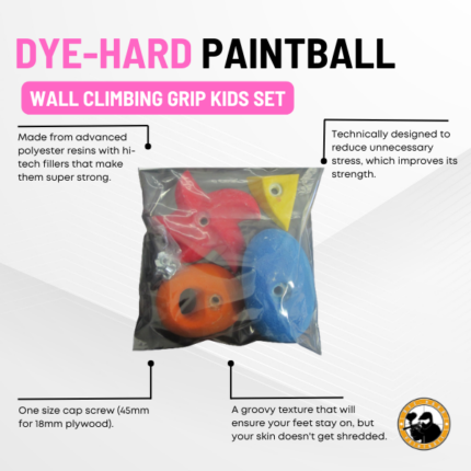 wall climbing grip kids set