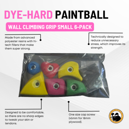 wall climbing grip small 6-pack