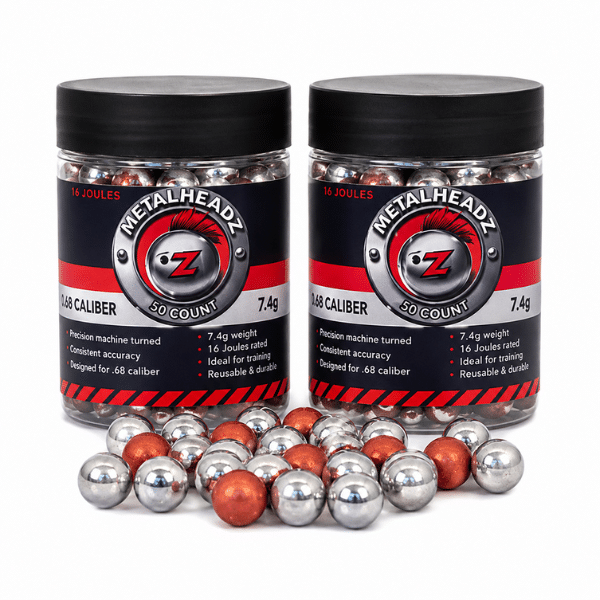 metalheadz aluminium balls 0.68 caliber 7.4g metalheadz aluminium balls 0.68 caliber 7.4g