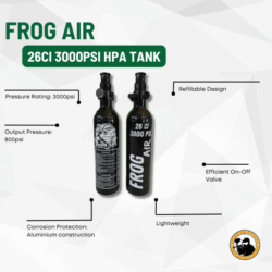 frog air 26ci 3000psi hpa tank
