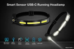 speras b47l-1 500lm rechargeable headlamp (white+motion sensor)