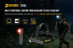 speras sh18 headlamp (2000lm)