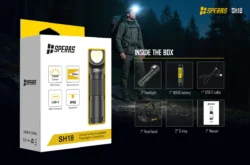 speras sh18 headlamp (2000lm)