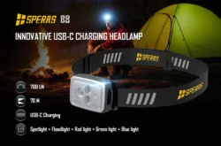 speras b8 rechargeable headlamp 700lm