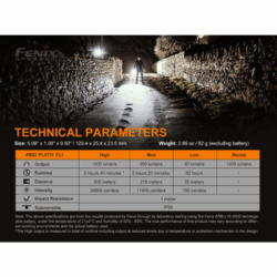 fenix pd32 v2 led flashlight