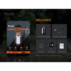 fenix e-lite multi mini edc clip-on flashlight