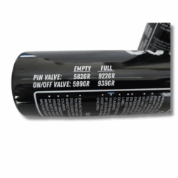 frog air 12oz co2 on/off-valve bottle