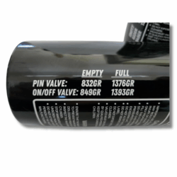 frog air 20oz co2 on/off-valve bottle